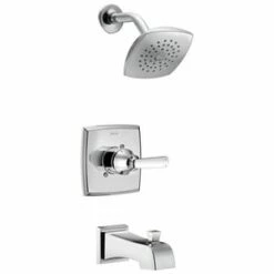 Budget 👍 Delta Faucet Ashlyn® Monitor 14 Series Single Function Pressure Balanced Tub and Shower Trim in Chrome 🎉