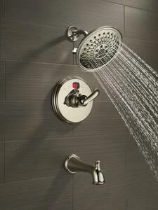 Deals 🧨 Delta Faucet Universal Showering Multi Function H2Okinetic®, Full Body and Pause Showerhead in Chrome ⌛ - Image 2
