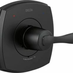 Best Pirce 🔔 Delta Faucet Stryke® 14 Series Single Handle Single Function Shower Faucet in Matte Black Trim Only ⌛