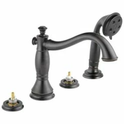 Best reviews of 💯 Delta Faucet Cassidy™ No Handle Roman Tub Faucet in Venetian Bronze Trim Only 👍
