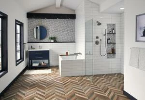 Wholesale 🥰 Delta Faucet Bowery™ Two Handle Wall Mount Tub Filler in Black Stainless ❤️ - Image 2