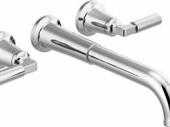 Buy ✔️ Delta Faucet Bowery™ Two Handle Wall Mount Filler in Chrome (Trim Only) 🧨