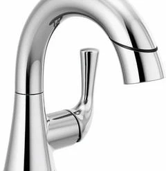 Promo 🎉 Delta Faucet Kayra™ Single Handle Monoblock Bathroom Sink Faucet in Chrome ⌛