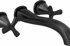 Wholesale 🔥 Delta Faucet Stryke® Two Handle Wall Mount Filler in Matte Black (Trim Only) 😉