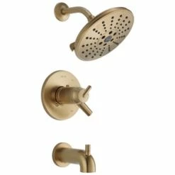 Wholesale ✨ Delta Faucet Trinsic® Single Handle Multi Function Bathtub & Shower Faucet in Brilliance® Champagne Bronze (Trim Only) 🌟