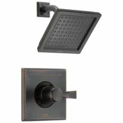 Deals 🥰 Delta Faucet Dryden™ 1.75 gpm Wall Mount Pressure Balance Shower Faucet Trim Only with Single Lever Handle in Venetian Bronze 🔥