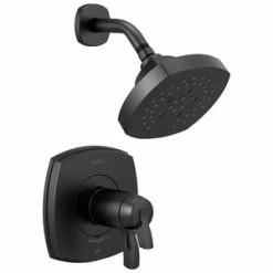 Buy 🔔 Delta Faucet Stryke® Two Handle Multi Function Shower Faucet in Matte Black (Trim Only) 🥰