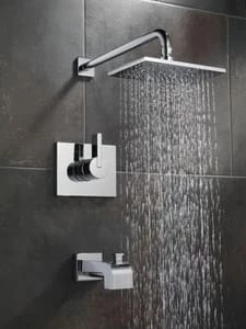Wholesale 😍 Delta Faucet Vero® Single Handle Single Function Bathtub & Shower Faucet in Brilliance® Stainless (Trim Only) ❤️ - Image 2