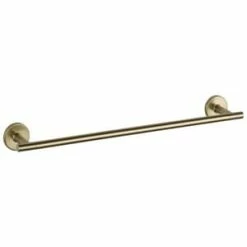 Best Sale 💯 Delta Faucet Trinsic® 18 in. Towel Bar in Champagne Bronze 🔥