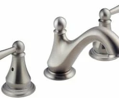Deals ✨ Delta Faucet Haywood™ Two Handle Widespread Bathroom Sink Faucet in Stainless 🥰
