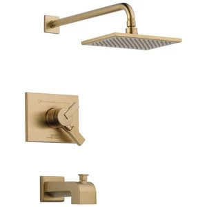 Best reviews of ✨ Delta Faucet Vero® Two Handle Single Function Bathtub & Shower Faucet in Brilliance® Champagne Bronze (Trim Only) ⌛