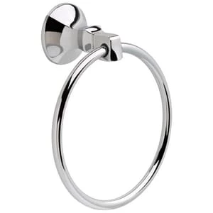 Deals 👍 Delta Faucet Ashlyn® Round Closed Towel Ring in Polished Chrome 🔔