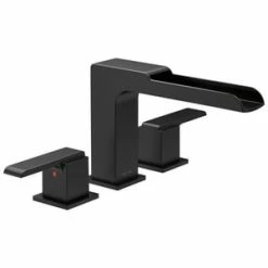 Budget 🎁 Delta Faucet Ara® Two Handle Roman Tub Faucet in Matte Black (Trim Only) 🌟
