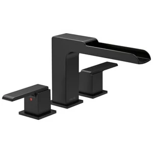 Budget 🎁 Delta Faucet Ara® Two Handle Roman Tub Faucet in Matte Black (Trim Only) 🌟