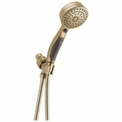 Deals 💯 Delta Faucet ActivTouch® Multi Function Hand Shower in Brilliance® Champagne Bronze 🤩