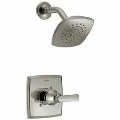 Promo 🤩 Delta Faucet Ashlyn® Single Handle Single Function Shower Faucet in Brilliance® Stainless (Trim Only) 👍