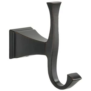 Promo 🔥 Delta Faucet Dryden™ 2-Hook Robe Hook in Venetian Bronze 👍