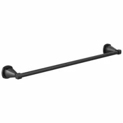 Best Sale 🧨 Delta Faucet Stryke™ 24 in. Towel Bar in Matte Black 😀