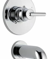 Promo 😉 Delta Faucet Trinsic® Single Handle Wall Mount Filler in Chrome (Trim Only) ⌛