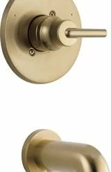 Flash Sale ⭐ Delta Faucet Trinsic® Single Handle Wall Mount Filler in Brilliance® Champagne Bronze (Trim Only) 😍