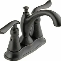 Budget 🧨 Delta Faucet Linden™ Two Handle Centerset Bathroom Sink Faucet with Pop-Up Drain Assembly in Venetian Bronze 👍
