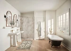 Best deal 💯 Delta Faucet Dorval™ Floor Mount Filler in Champagne Bronze (Trim Only) ⌛ - Image 2