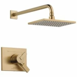 Best reviews of 🤩 Delta Faucet Vero® Single Handle Single Function Shower Faucet in Brilliance® Champagne Bronze (Trim Only) 😉