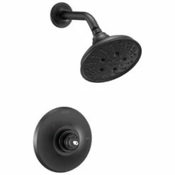 Best Pirce 🎁 Delta Faucet Dorval™ Multi Function Shower Faucet in Matte Black (Trim Only) 😀