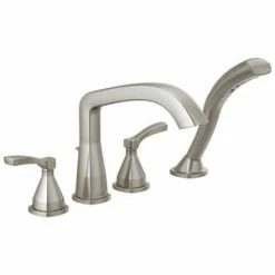 Flash Sale 👍 Delta Faucet Stryke® Two Handle Roman Tub Faucet in Stainless Steel (Trim Only) 😉