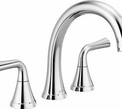 Brand new 👍 Delta Faucet Kayra™ Two Handle Roman Tub Faucet in Chrome (Trim Only) 🛒