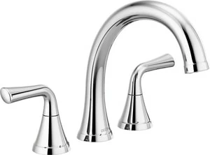 Brand new 👍 Delta Faucet Kayra™ Two Handle Roman Tub Faucet in Chrome (Trim Only) 🛒