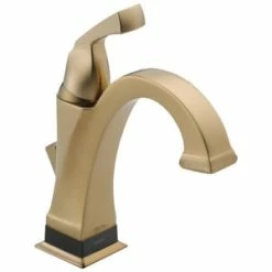 Discount 👏 Delta Faucet Dryden™ Single Handle Bathroom Sink Faucet in Champagne Bronze 🔥