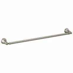 Promo 🧨 Delta Faucet Woodhurst™ 24 in. Towel Bar in Stainless ✔️