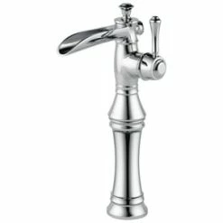 Deals ⭐ Delta Faucet Cassidy™ Single Handle Vessel Filler Bathroom Sink Faucet in Chrome ✔️