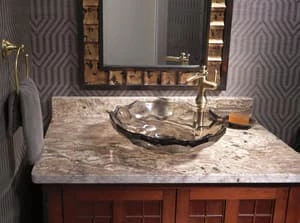 Promo 😉 Delta Faucet Cassidy™ Single Handle Vessel Filler Bathroom Sink Faucet in Brilliance® Champagne Bronze 🎉 - Image 4