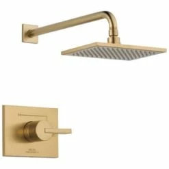 Cheap 👏 Delta Faucet Vero® Single Handle Single Function Shower Faucet in Brilliance® Champagne Bronze (Trim Only) ✔️
