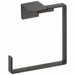 Promo 🔥 Delta Faucet Vero™ Square Open Towel Ring in Venetian Bronze 🌟