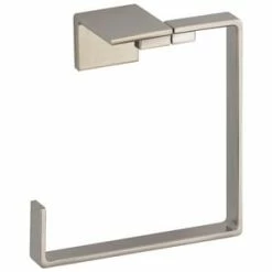 Cheap 🔥 Delta Faucet Vero™ Square Open Towel Ring in Stainless ⭐