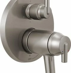 Cheapest 🎉 Delta Faucet TempAssure® 17T Series Three Handle Bathtub & Shower Faucet in Stainless Trim Only ⭐