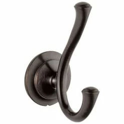 Outlet ❤️ Delta Faucet Linden™ 2-Hook Robe Hook in Venetian Bronze ✔️
