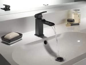 Wholesale 😉 Delta Faucet Ara® Single Handle Centerset Bathroom Sink Faucet in Matte Black 😍 - Image 3