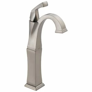 Buy 😍 Delta Faucet Dryden™ Single Handle Vessel Filler Bathroom Sink Faucet in Brilliance Stainless 👍