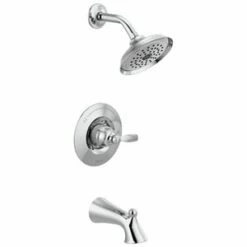 Coupon ✔️ Delta Faucet Woodhurst™ Single Handle Single Function Bathtub & Shower Faucet in Polished Chrome (Trim Only) 👍