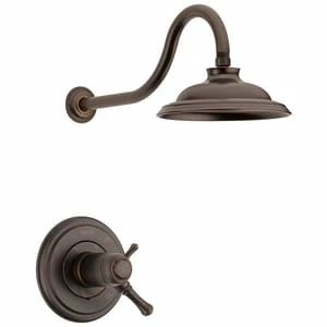 Hot Sale 😀 Delta Faucet Cassidy™ Two Handle Single Function Shower Faucet in Venetian Bronze (Trim Only) 🛒