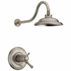 Deals 🎁 Delta Faucet Cassidy™ Series Two Handle Single Function Shower Faucet in Brilliance® Stainless (Trim Only) 💯