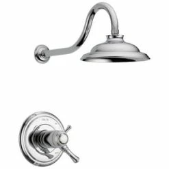 Best deal 🎁 Delta Faucet Cassidy™ Series Two Handle Single Function Shower Faucet in Chrome (Trim Only) 🔥