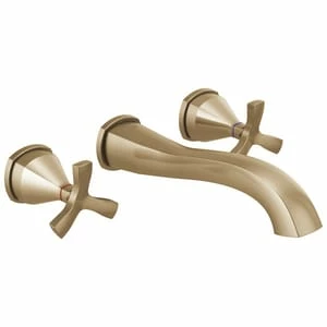 Wholesale 💯 Delta Faucet Stryke® Two Handle Widespread Bathroom Sink Faucet in Brilliance® Champagne Bronze ❤️