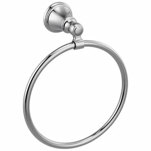 Wholesale 👍 Delta Faucet Woodhurst™ Round Closed Towel Ring in Polished Chrome 😀