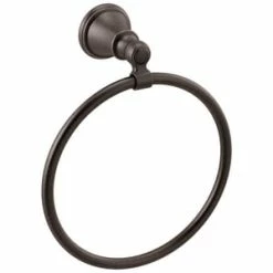 Hot Sale 😀 Delta Faucet Woodhurst™ Round Closed Towel Ring in Venetian Bronze 🔔