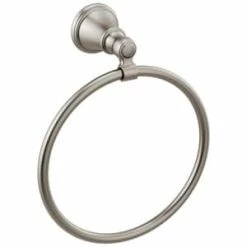 Cheap 👍 Delta Faucet Woodhurst™ Round Closed Towel Ring in Brilliance Stainless 🧨